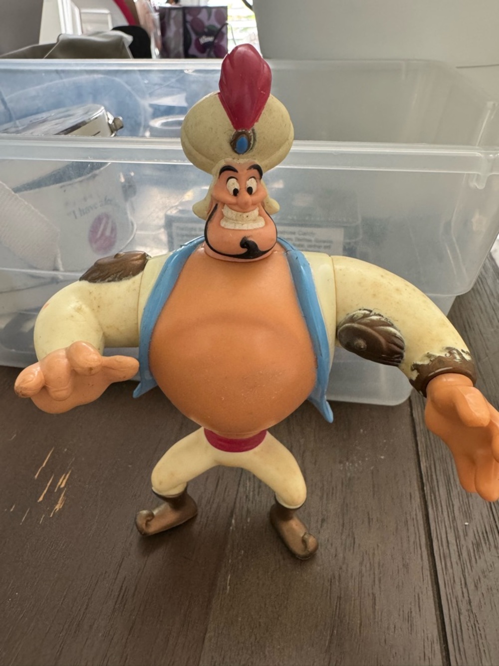 Aladdin Genie-Inspired Kids Action Figure - Cream, Blue, Orange